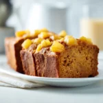 Moist Pumpkin Bread with Pineapple Chunks – an easy fall dessert loaf bursting with tropical flavor.