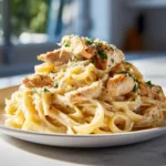 Slow Cooker Chicken Alfredo Pasta 2 Slow Cooker Chicken Alfredo Pasta in creamy sauce with tender chicken, perfect for Crockpot Recipes For Dinner.