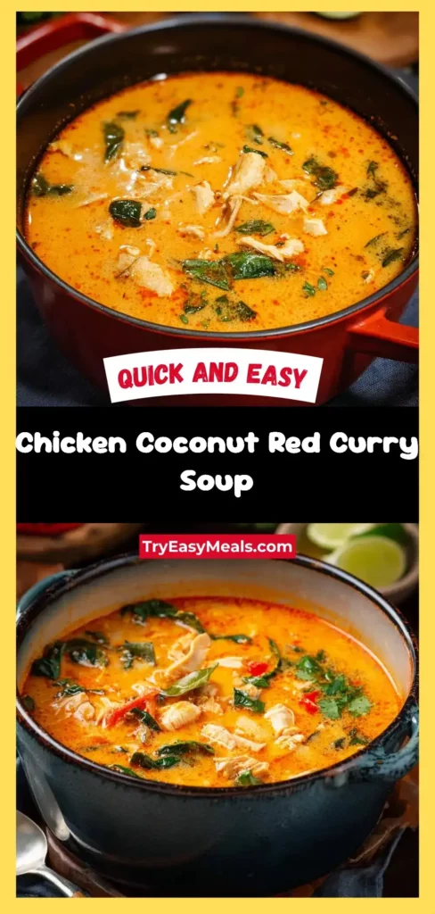 Chicken Coconut Red Curry Soup 1 Best Chicken Coconut Red Curry Soup