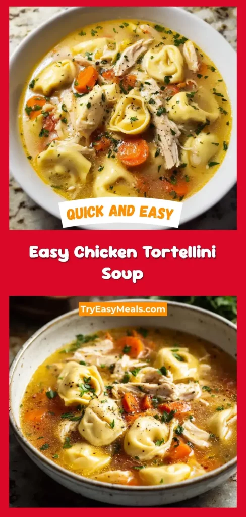 Easy Chicken Tortellini Soup 1 Ultimate Easy Chicken Tortellini Soup