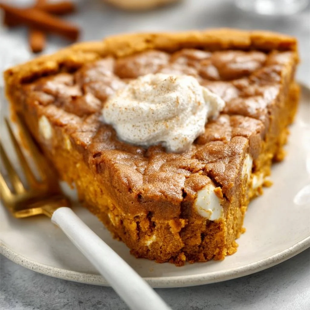 Giant pumpkin cookie pie, a delicious dessert combining cookie and pie flavors