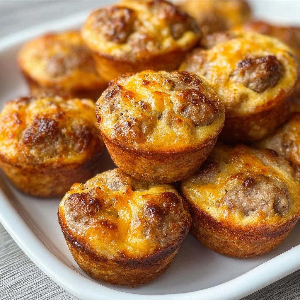 High-protein pancake sausage mini muffins for a tasty breakfast option