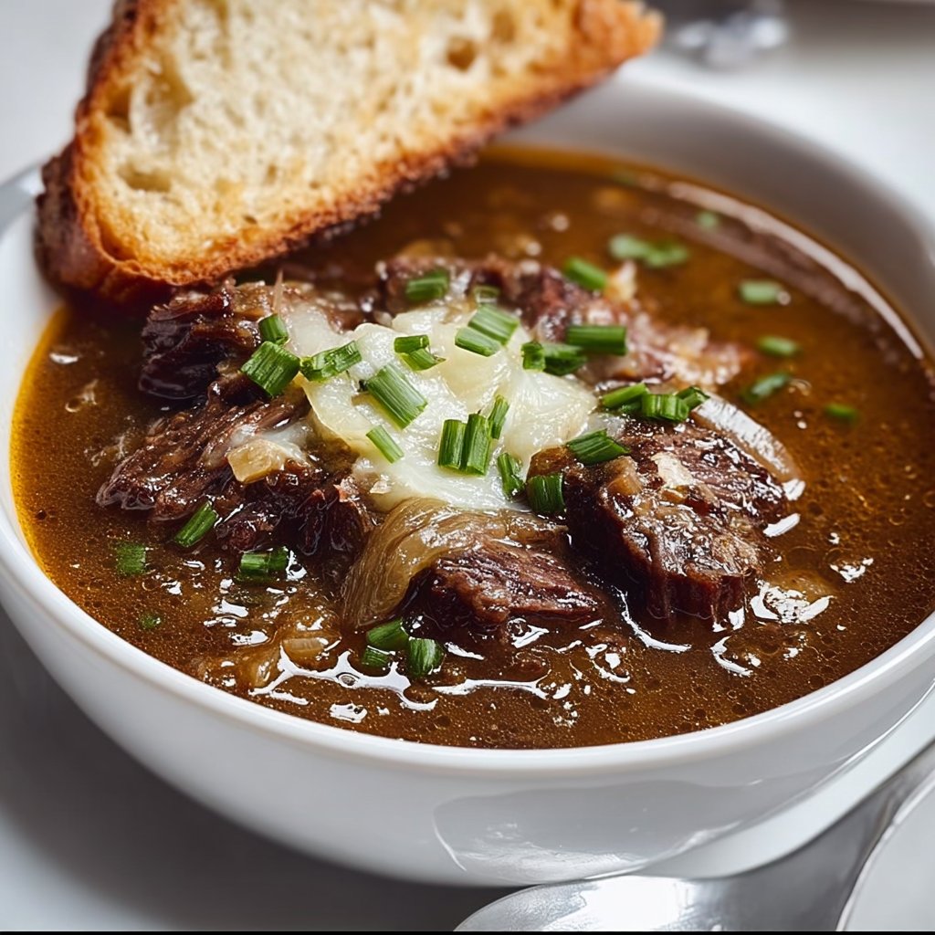 French Onion Beef Short Rib Soup 1 French Onion Beef Short Rib Soup