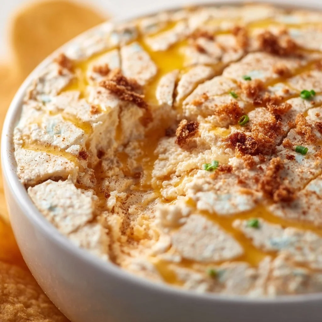 Delicious Million Dollar Crack Dip served in a bowl with crackers and vegetables.