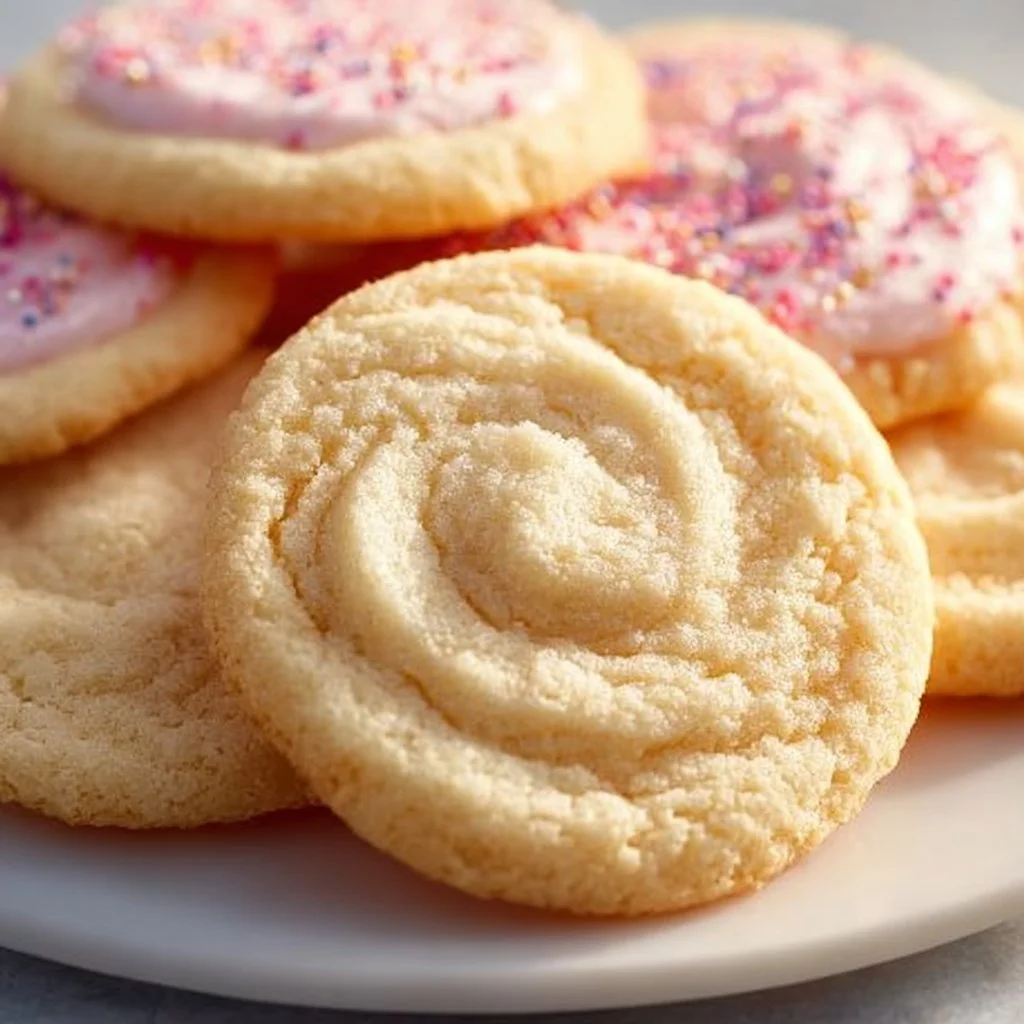 Deliciously soft cut-out sugar cookies decorated with icing.