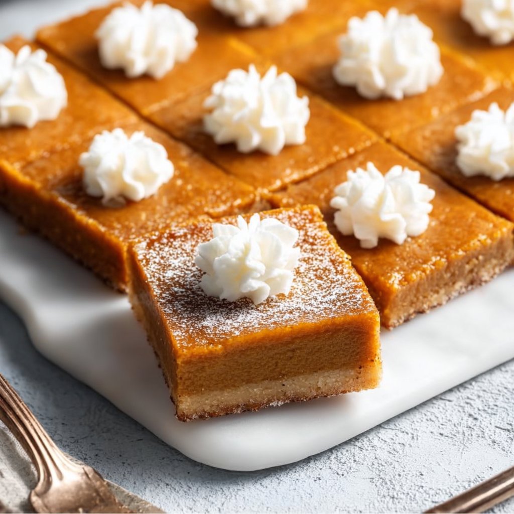Pumpkin Pie Bars 1 Pumpkin Pie Bars