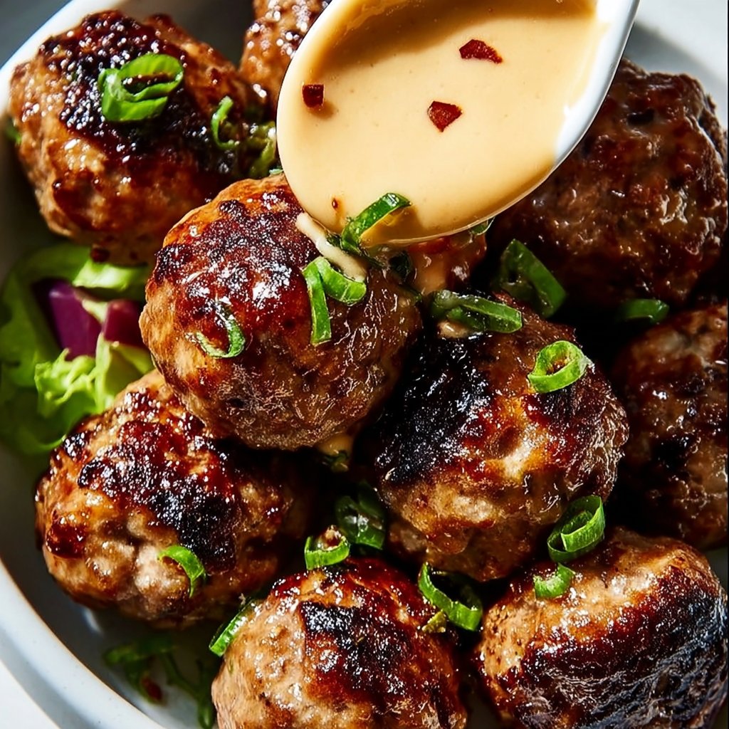 Korean BBQ Meatballs with Spicy Mayo Dip: A Flavor-Packed Beginner-Friendly Recipe 1 Korean BBQ Meatballs with Spicy Mayo Dip: A Flavor-Packed Beginner-Friendly Recipe