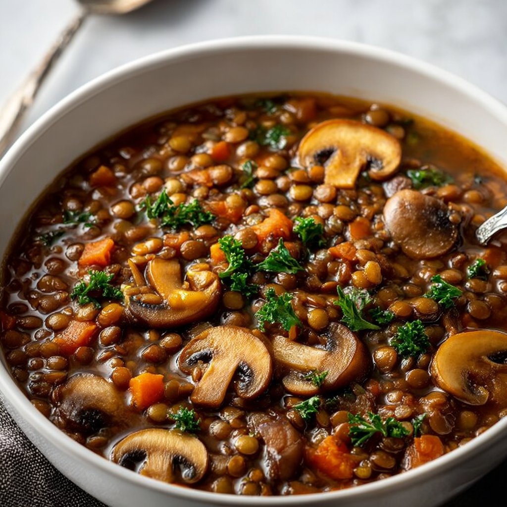 Vegan Lentil Mushroom Stew 1 Vegan Lentil Mushroom Stew