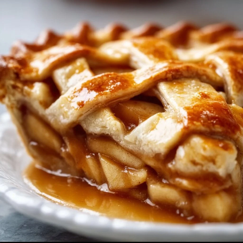 Perfect classic homemade apple pie with flaky crust and fresh apples