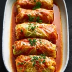 Delicious homemade cabbage rolls filled with savory ingredients