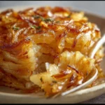 Delicious caramelized Tennessee onions in a skillet, ready for serving.