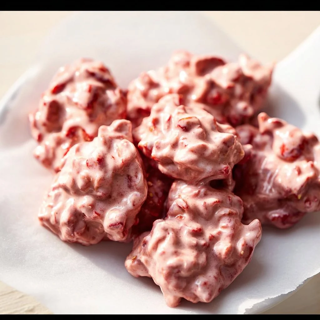 Chocolate Strawberry Yogurt Clusters in a bowl