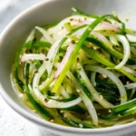 Easter Spring Onions Salad with fresh vegetables and vibrant colors.