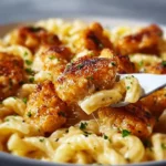 Garlic Butter Chicken Bites served on a plate, garnished with herbs.