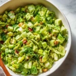 Delicious Green Goddess Salad with fresh greens and creamy dressing