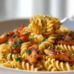 Delicious Honey Pepper Chicken Pasta with fresh ingredients and vibrant flavors.