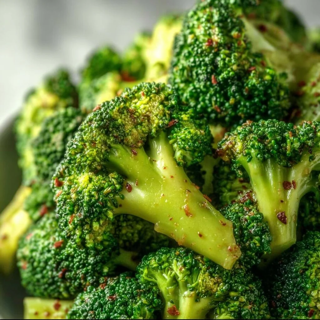 A delicious serving of Marry Me Broccoli showcasing its vibrant color and texture.