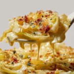 Marry Me Melting Cabbage dish garnished with herbs and spices.