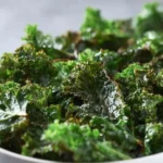 No-Fail Baked Kale Chips Recipe with crispy and healthy kale chips