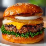 Savory Dutchman Burger 3 Delicious Dutchman Burger topped with savory ingredients