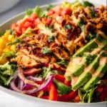 Spicy Southwest Avocado Chicken Salad 3 A tasty Spicy Southwest Avocado Chicken Salad with vibrant ingredients.