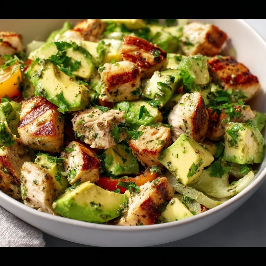 Avocado Chicken Salad 2 Avocado Chicken Salad