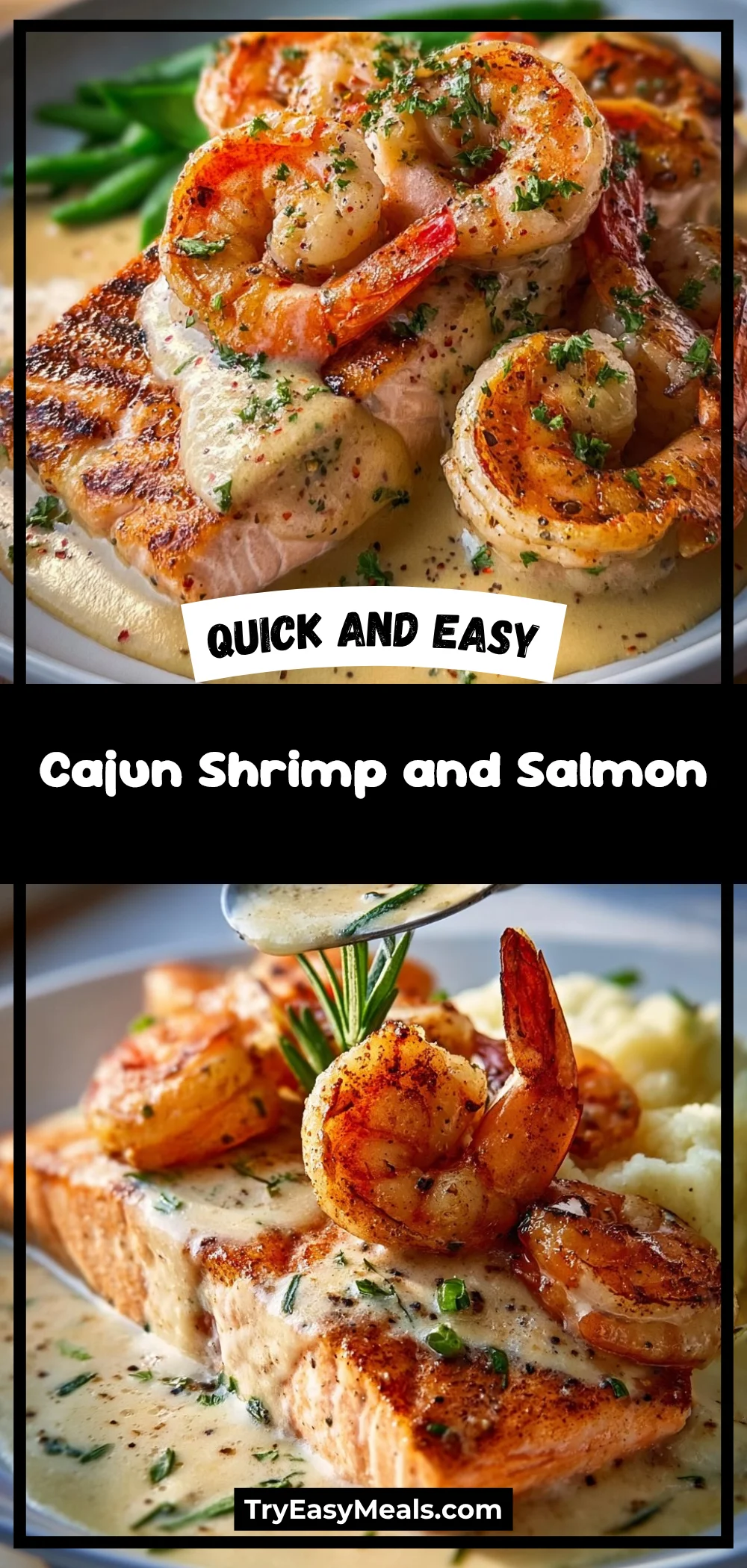 Cajun Shrimp and Salmon 1 Cajun Shrimp and Salmon