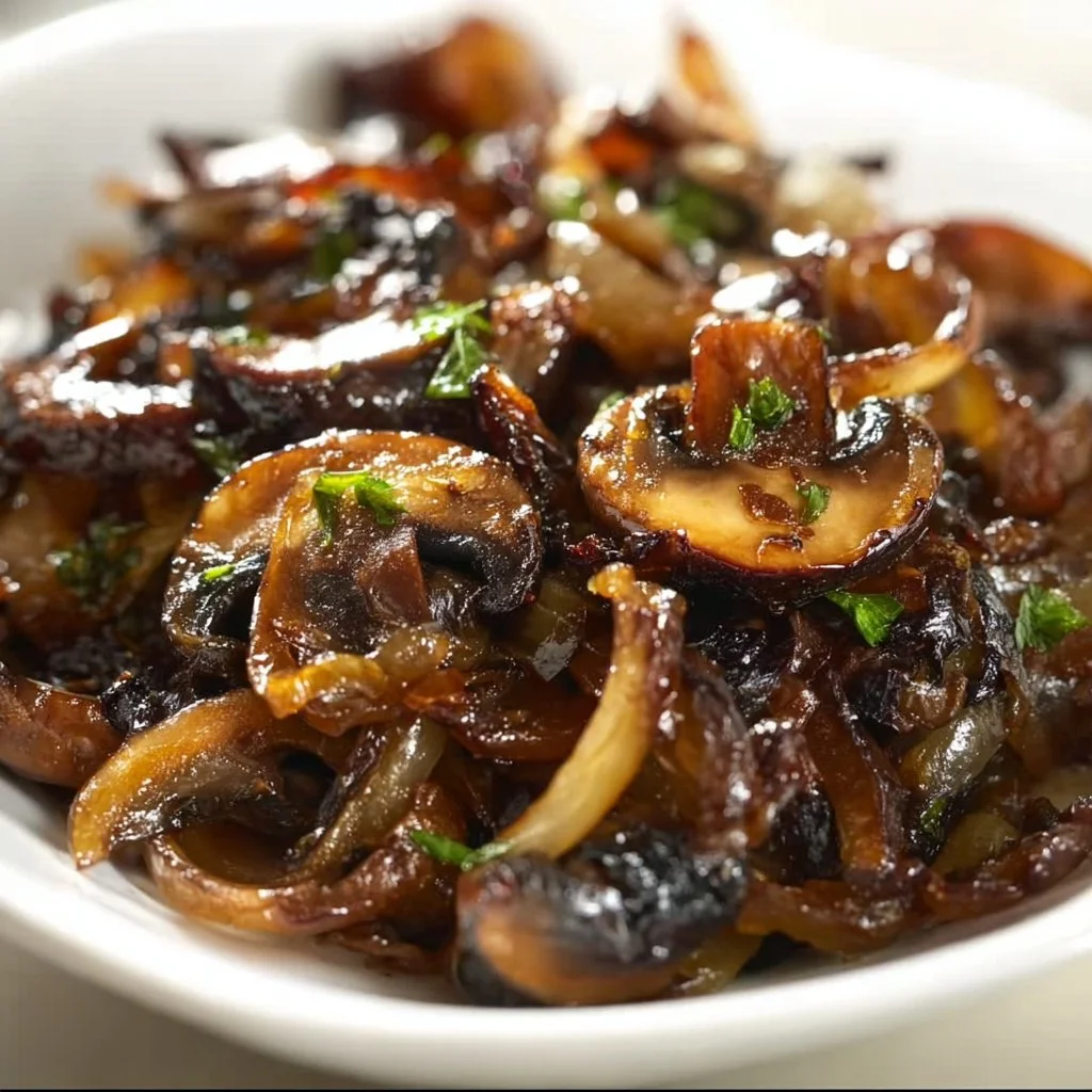 Caramelized Mushrooms and Onions 2 Caramelized Mushrooms and Onions