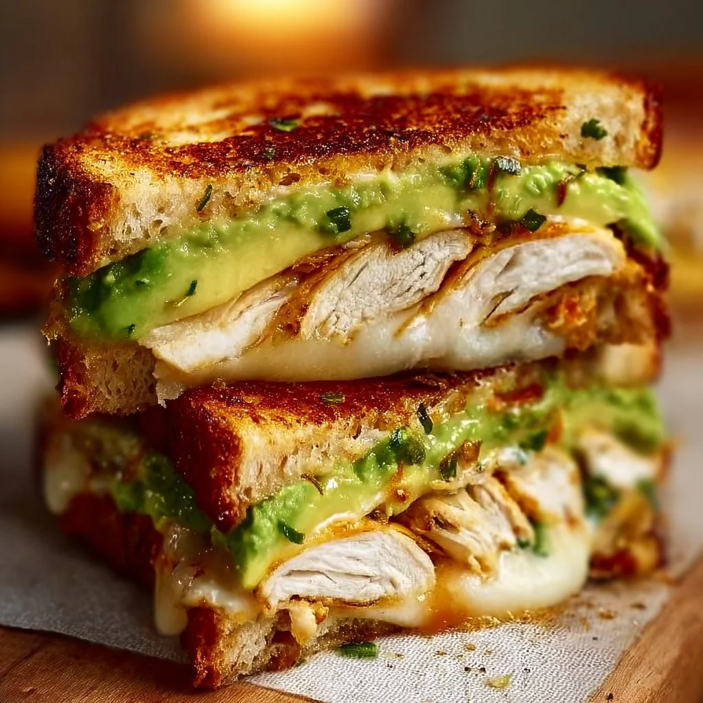 Chicken Avocado Melt Sandwich 2 Chicken Avocado Melt Sandwich