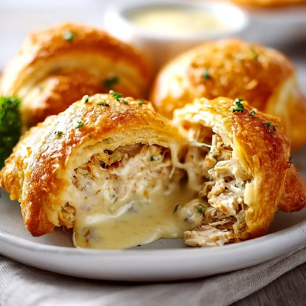 Creamy Chicken Crescent Rolls 2 Creamy Chicken Crescent Rolls