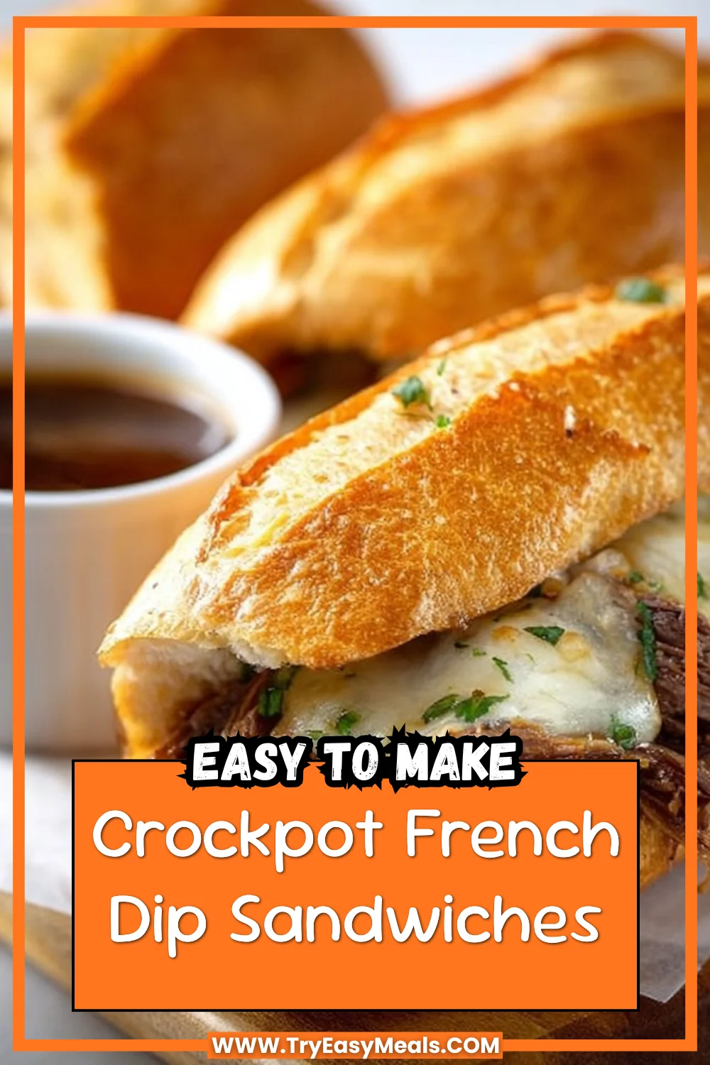 Crockpot French Dip Sandwiches 1 Crockpot French Dip Sandwiches