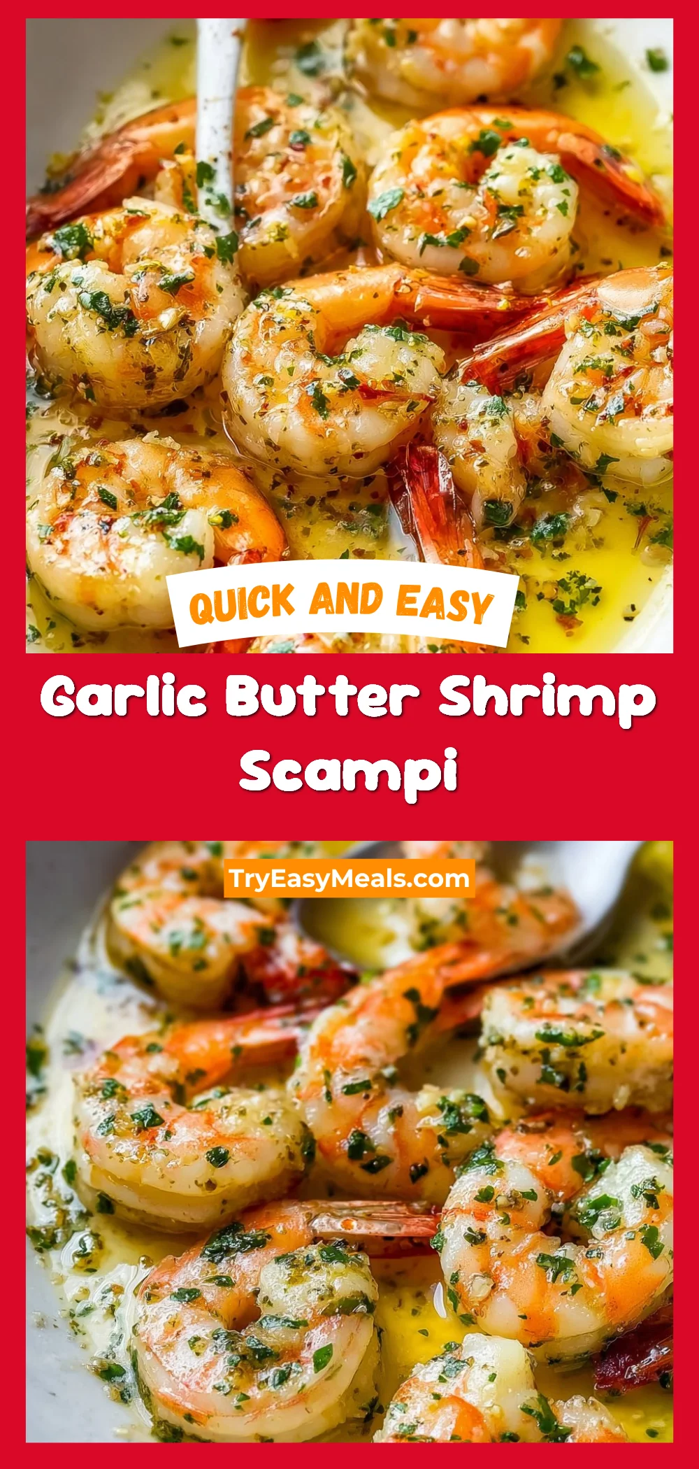 Garlic Butter Shrimp Scampi 1 Garlic Butter Shrimp Scampi