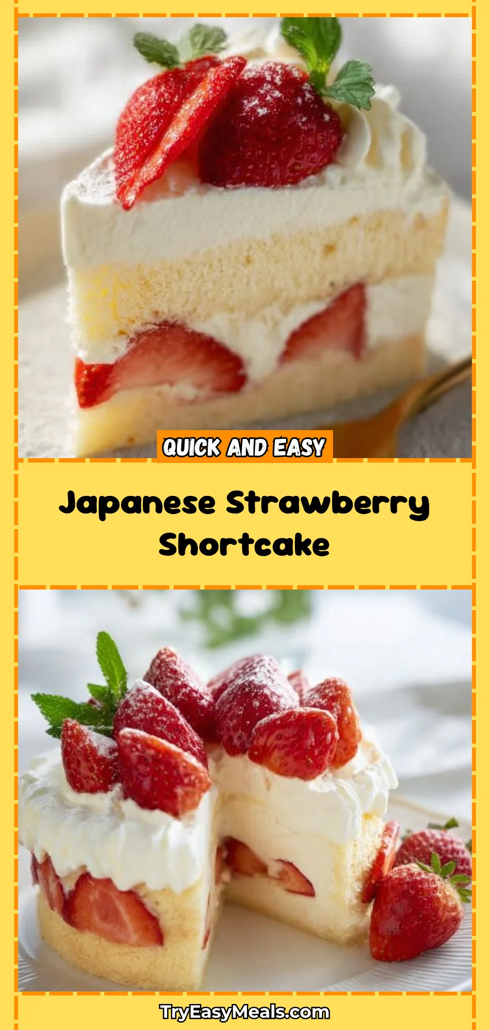 Japanese Strawberry Shortcake 1 Japanese Strawberry Shortcake