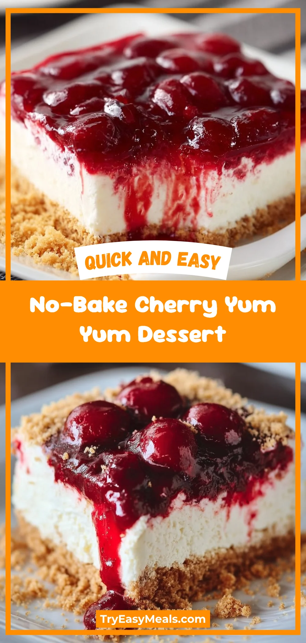 No-Bake Cherry Yum Yum Dessert 1 No-Bake Cherry Yum Yum Dessert