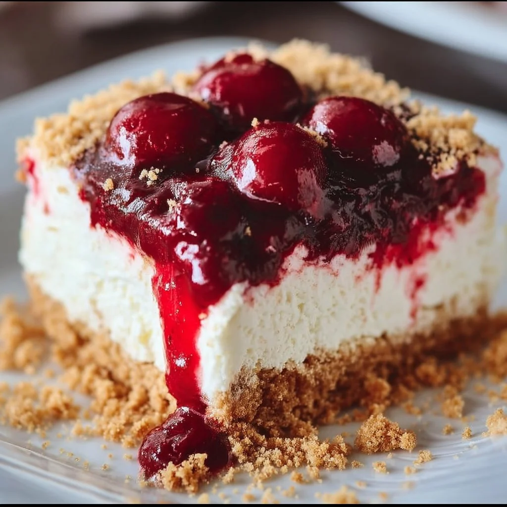 No-Bake Cherry Yum Yum Dessert 2 No-Bake Cherry Yum Yum Dessert