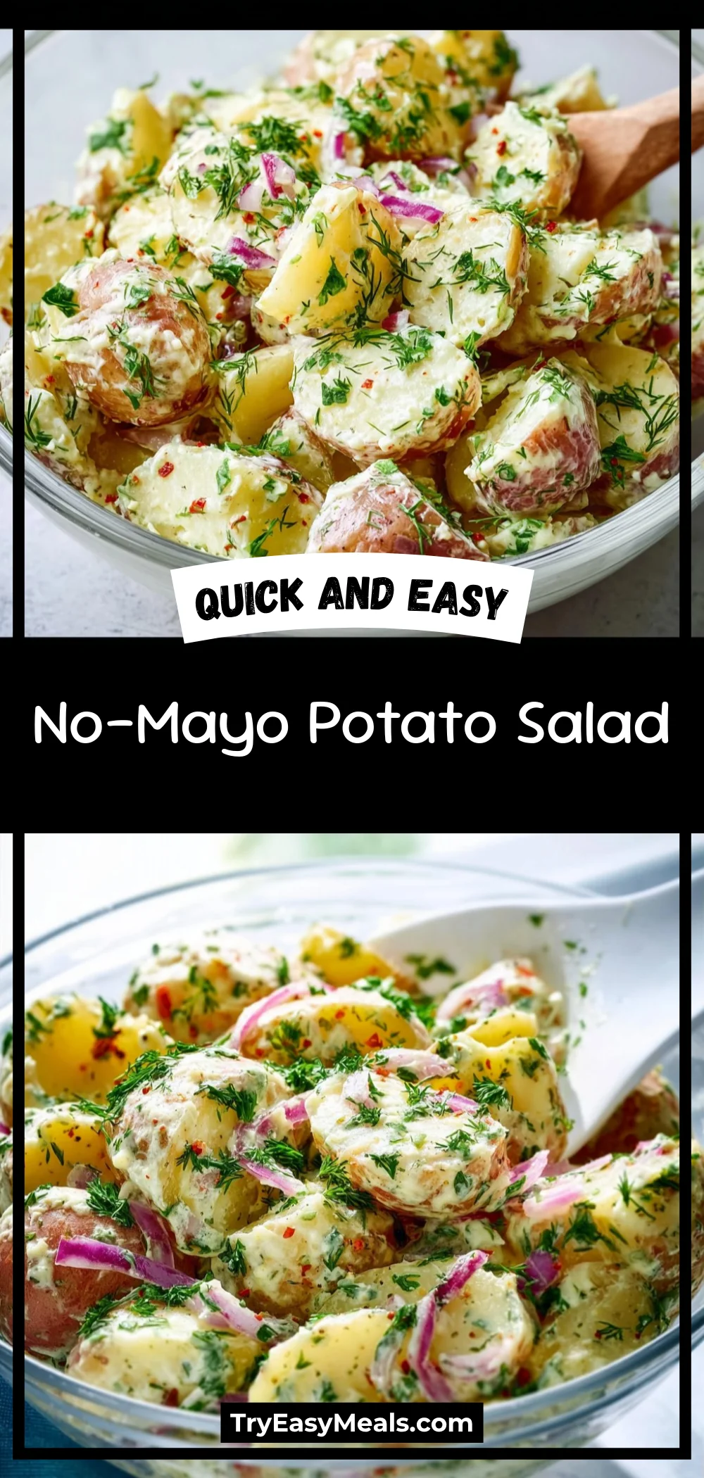 No-Mayo Potato Salad 1 No-Mayo Potato Salad
