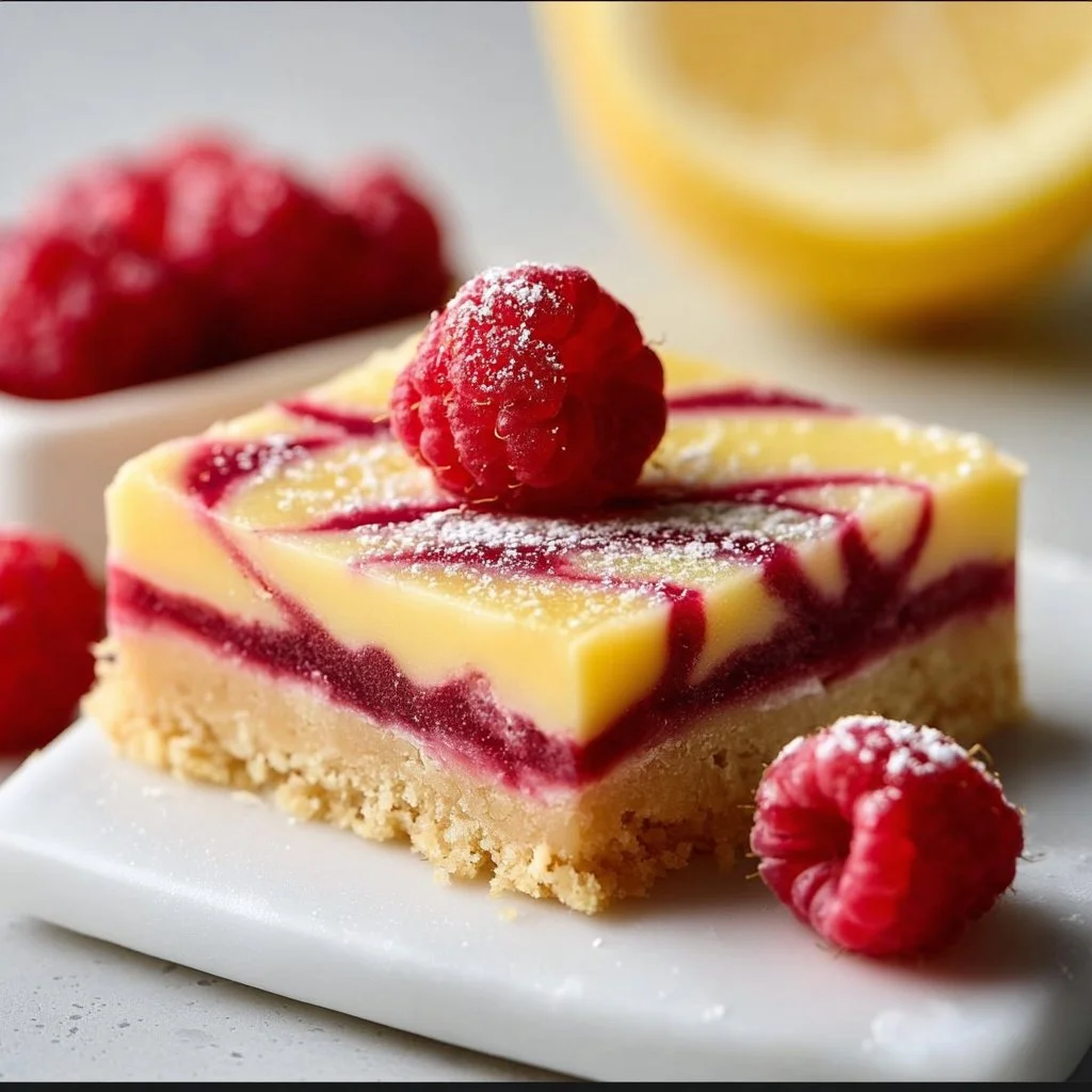 Raspberry Lemon Bars 2 Raspberry Lemon Bars