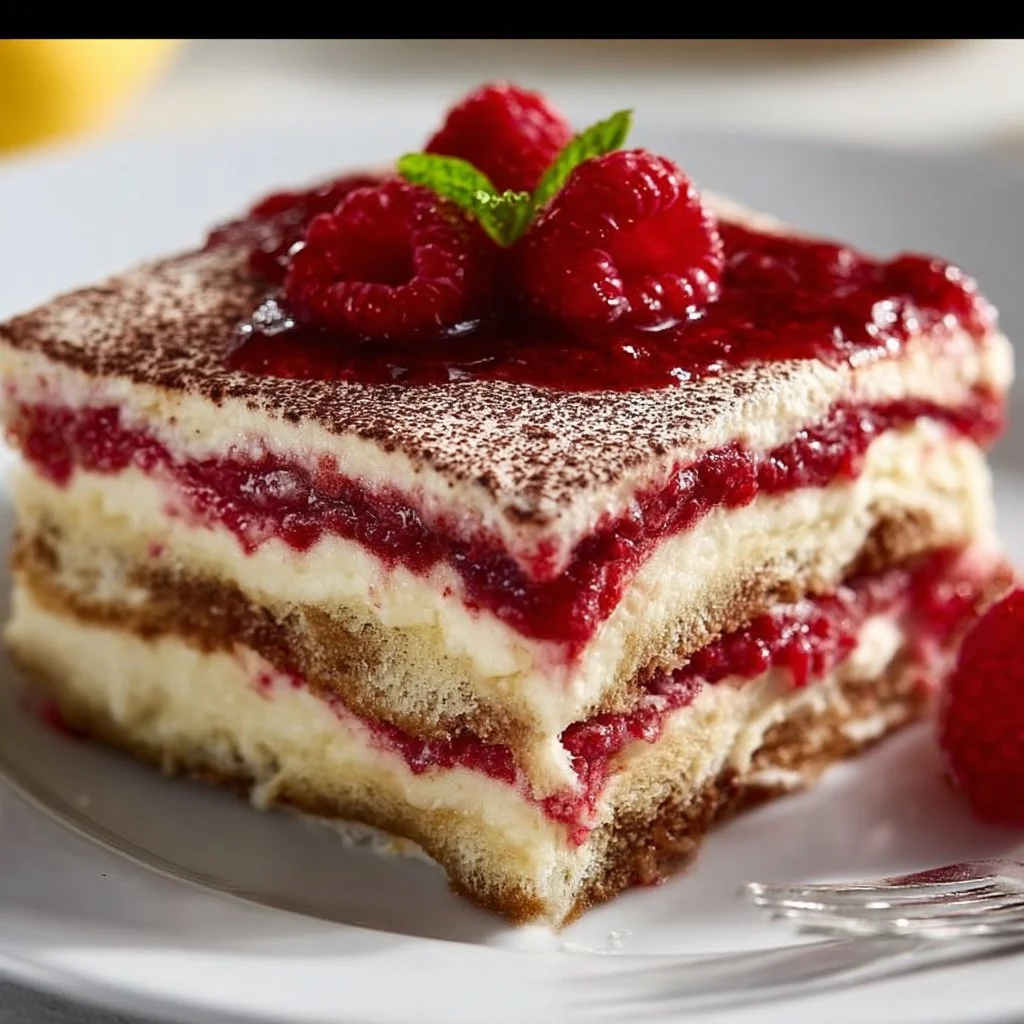 Raspberry Tiramisu 2 Raspberry Tiramisu