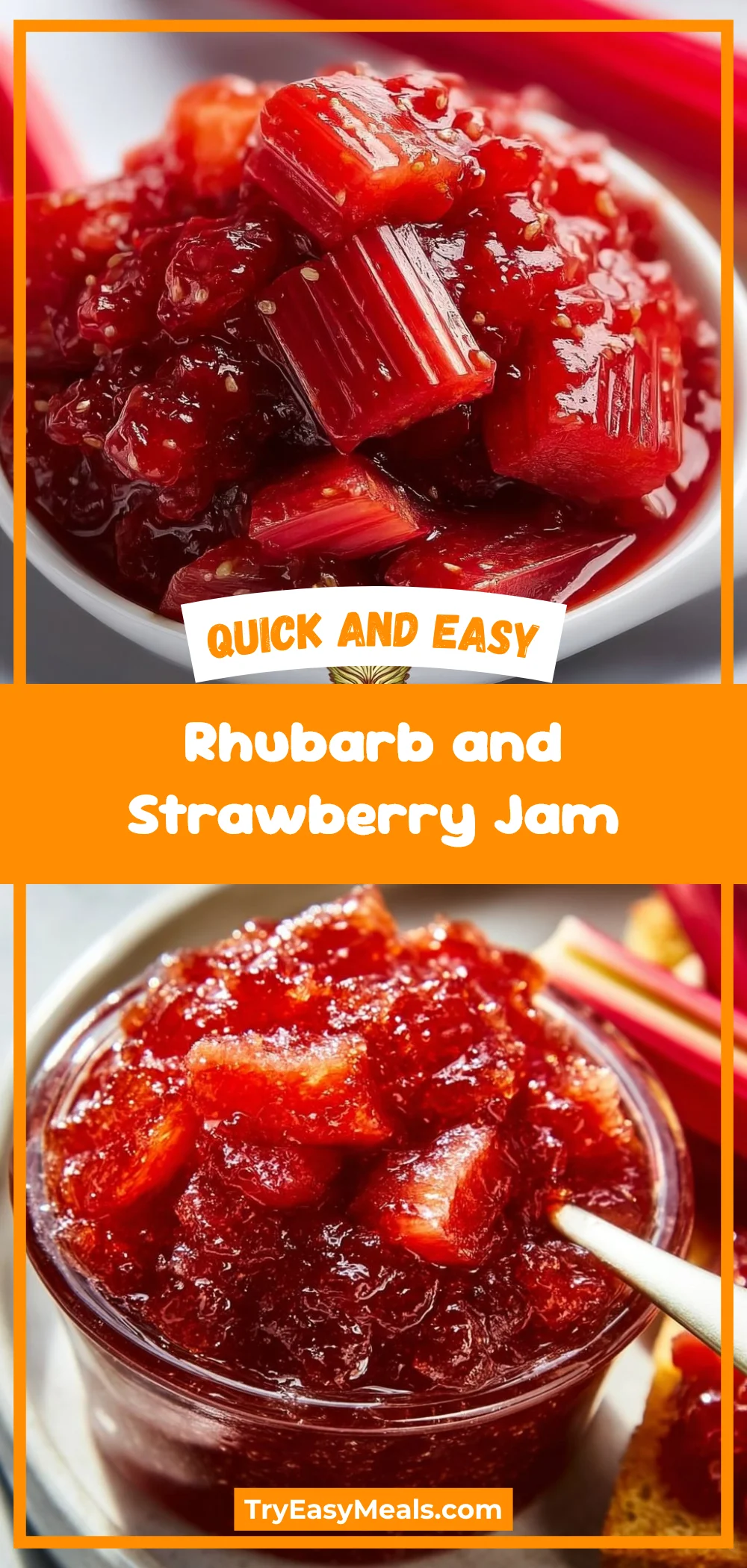 Rhubarb and Strawberry Jam 1 Rhubarb and Strawberry Jam
