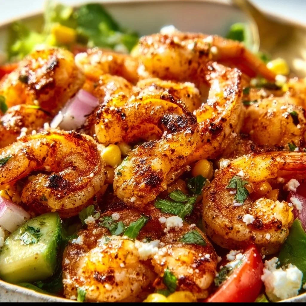 Southwest Honey Lime Shrimp Salad 2 Southwest Honey Lime Shrimp Salad