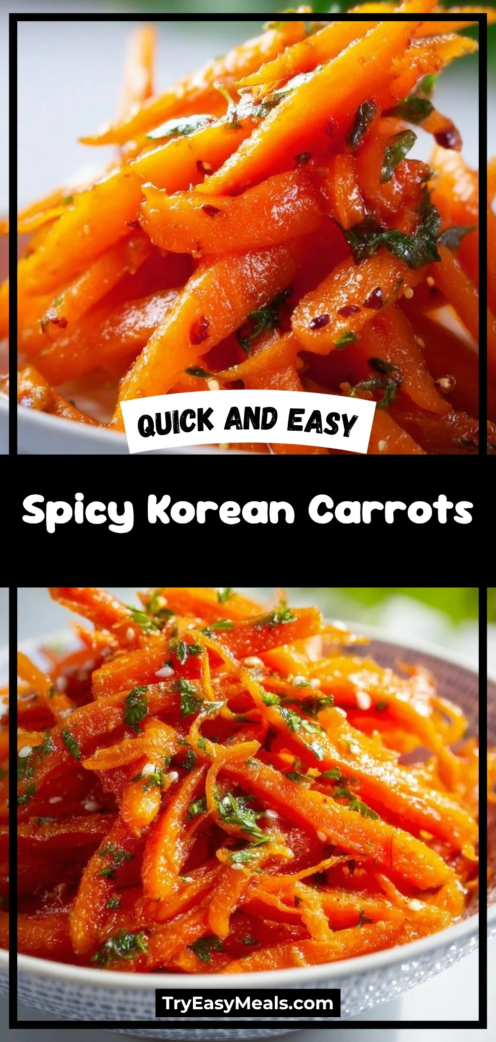 Spicy Korean Carrots 1 Spicy Korean Carrots