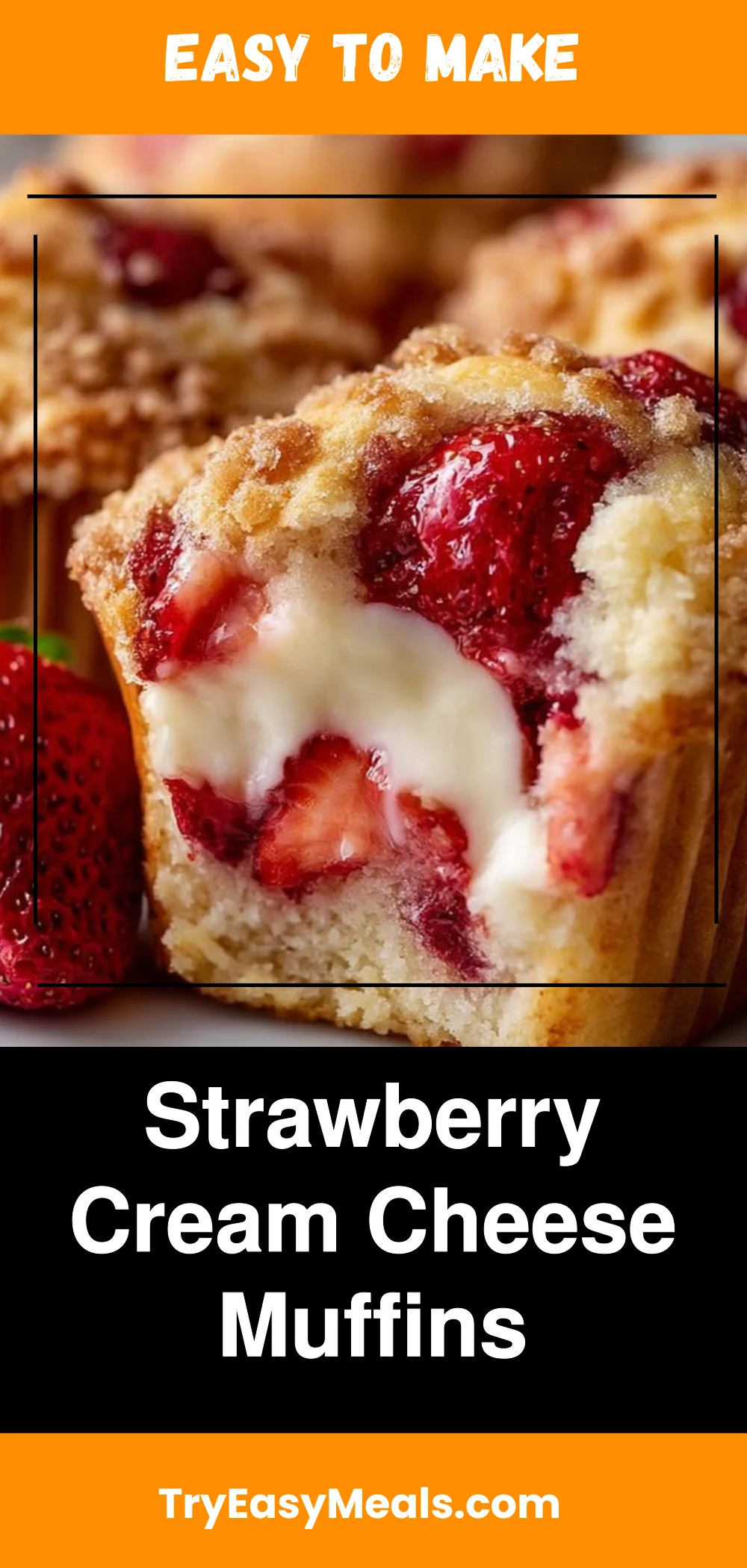 Strawberry Cream Cheese Muffins 1 Strawberry Cream Cheese Muffins