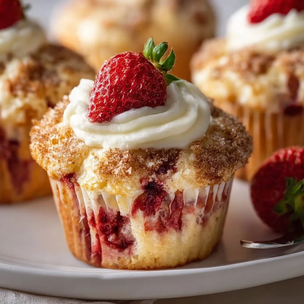 Strawberry Cream Cheese Muffins 2 Strawberry Cream Cheese Muffins