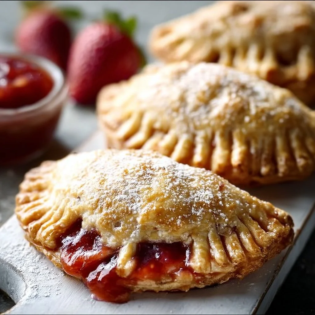 Strawberry Rhubarb Hand Pies 2 Strawberry Rhubarb Hand Pies Recipe