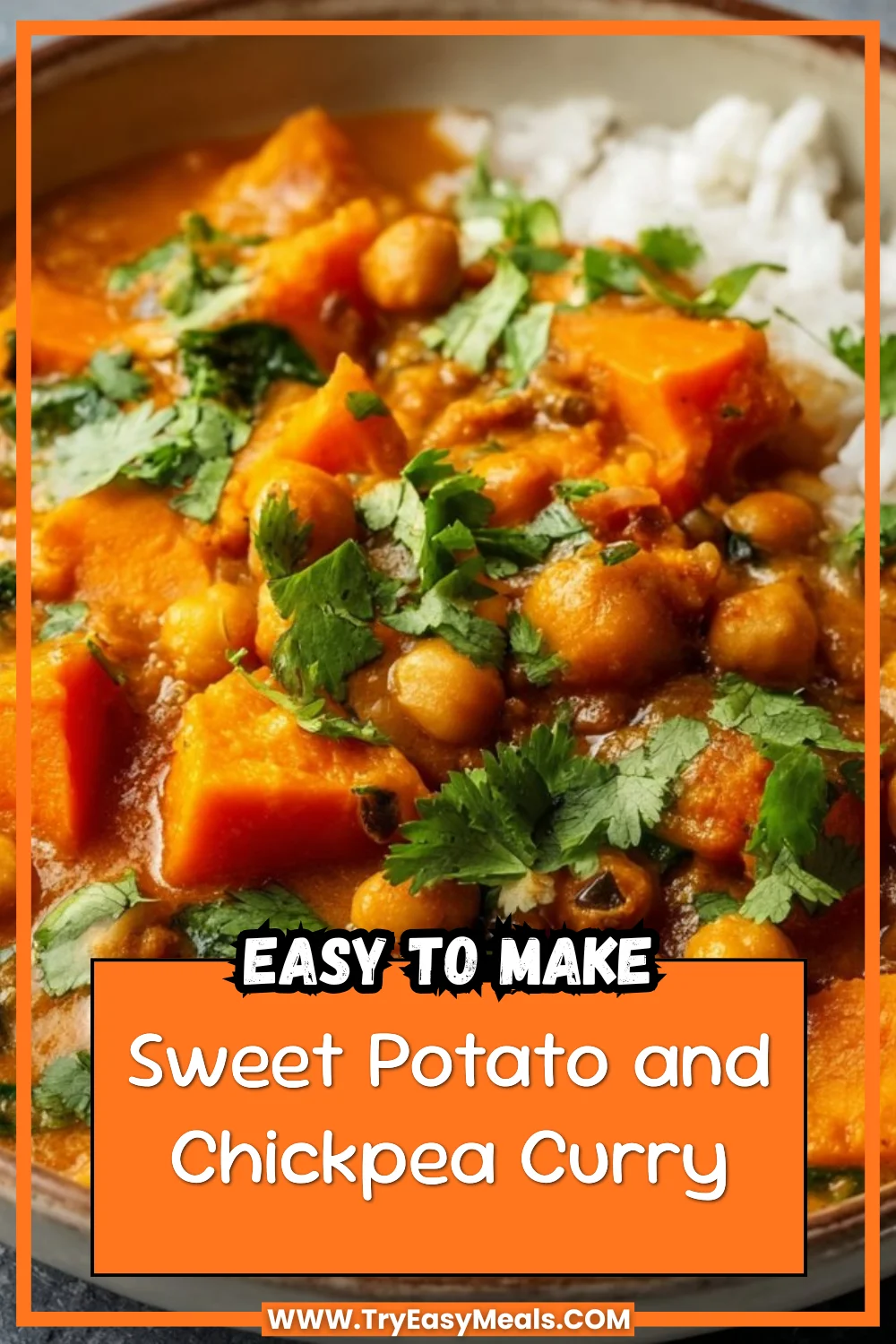 Sweet Potato and Chickpea Curry 1 Sweet Potato and Chickpea Curry
