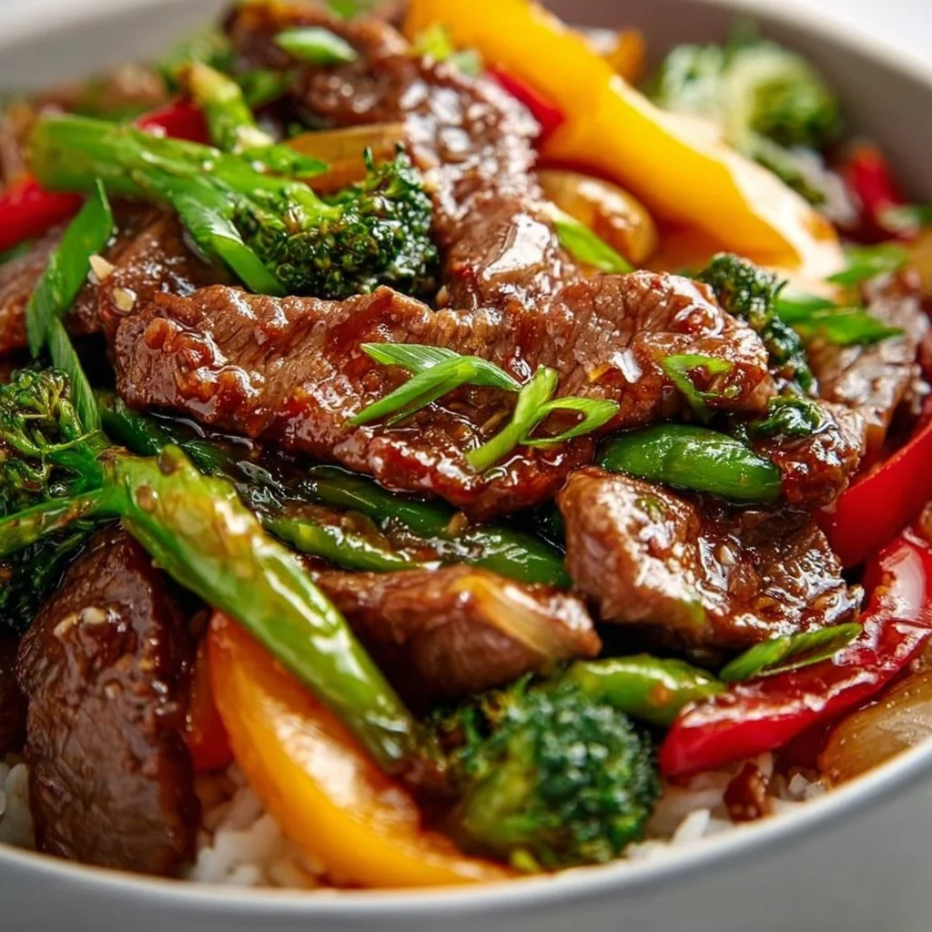 Delicious 30-Minute Beef Stir Fry with colorful vegetables