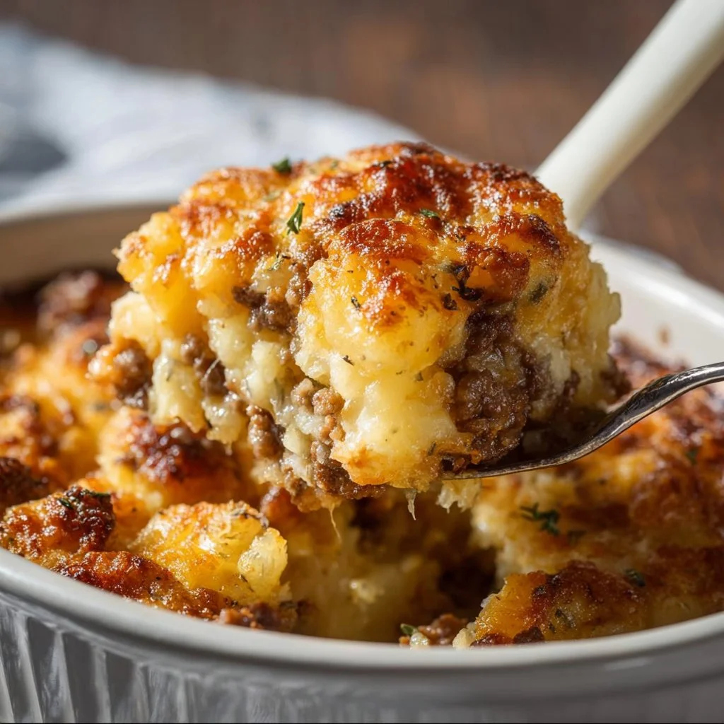 Amish Hamburger Potato Casserole 2 Amish Hamburger Potato Casserole