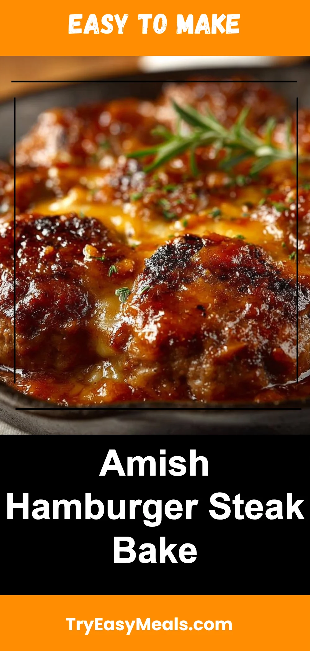 Amish Hamburger Steak Bake 1 Amish Hamburger Steak Bake