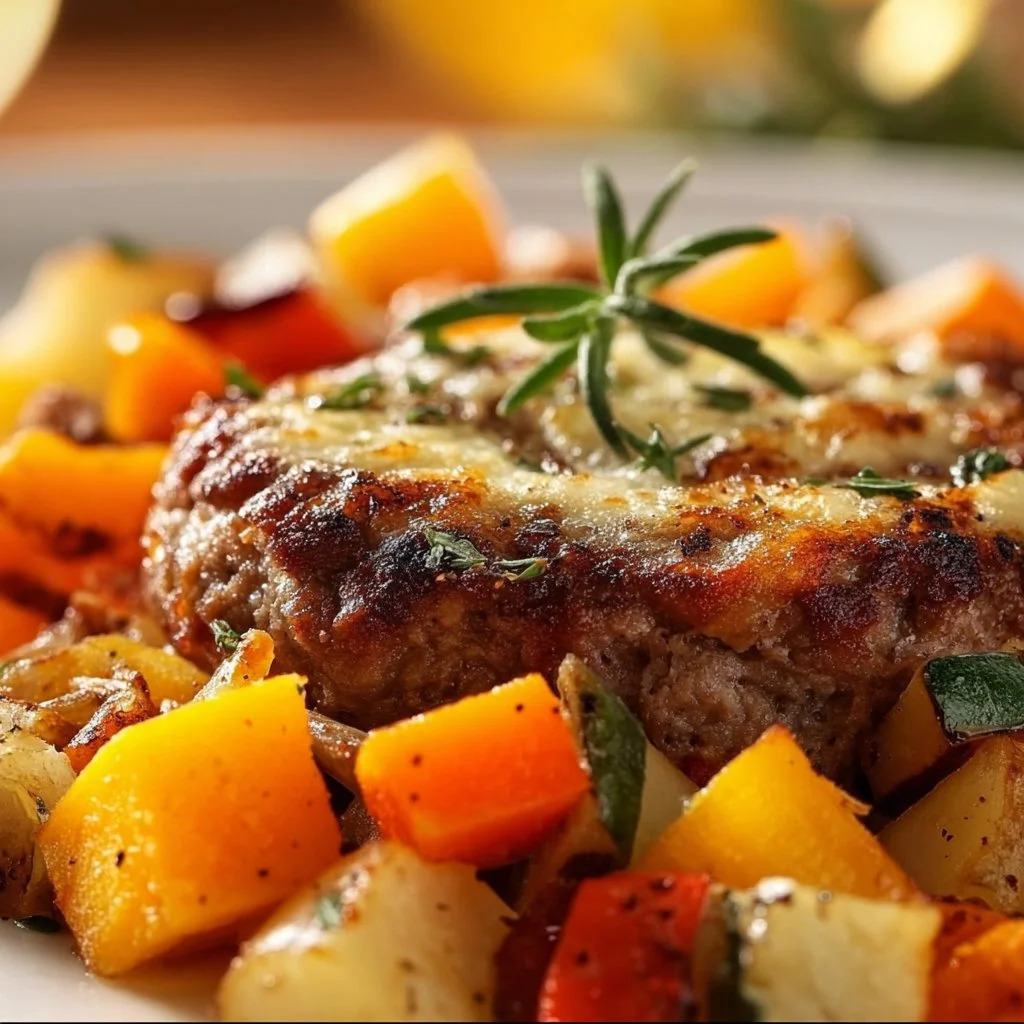 Amish Hamburger with Fall Veggies Bake 2 Amish Hamburger with Fall Veggies Bake