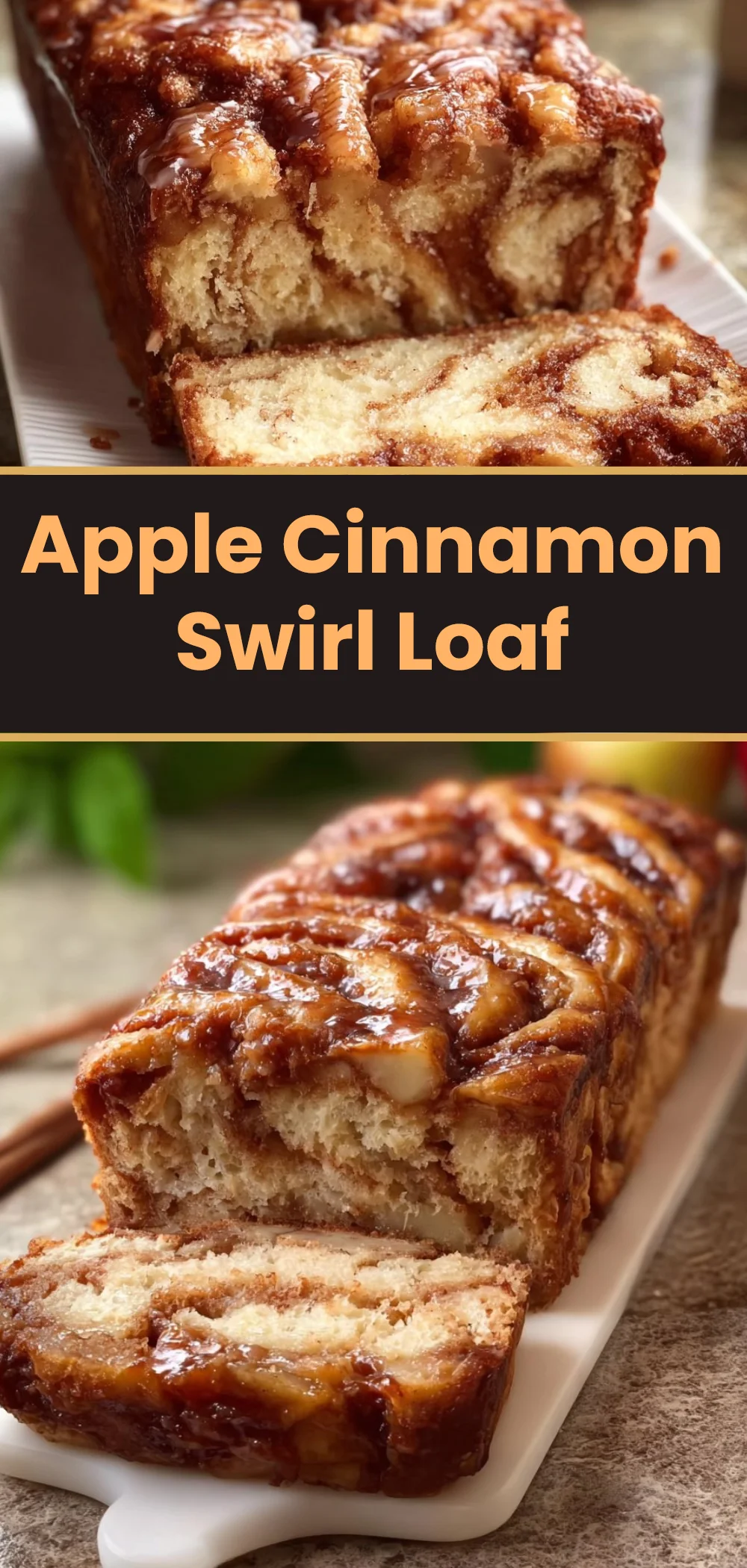 Apple Cinnamon Swirl Loaf 1 Apple Cinnamon Swirl Loaf